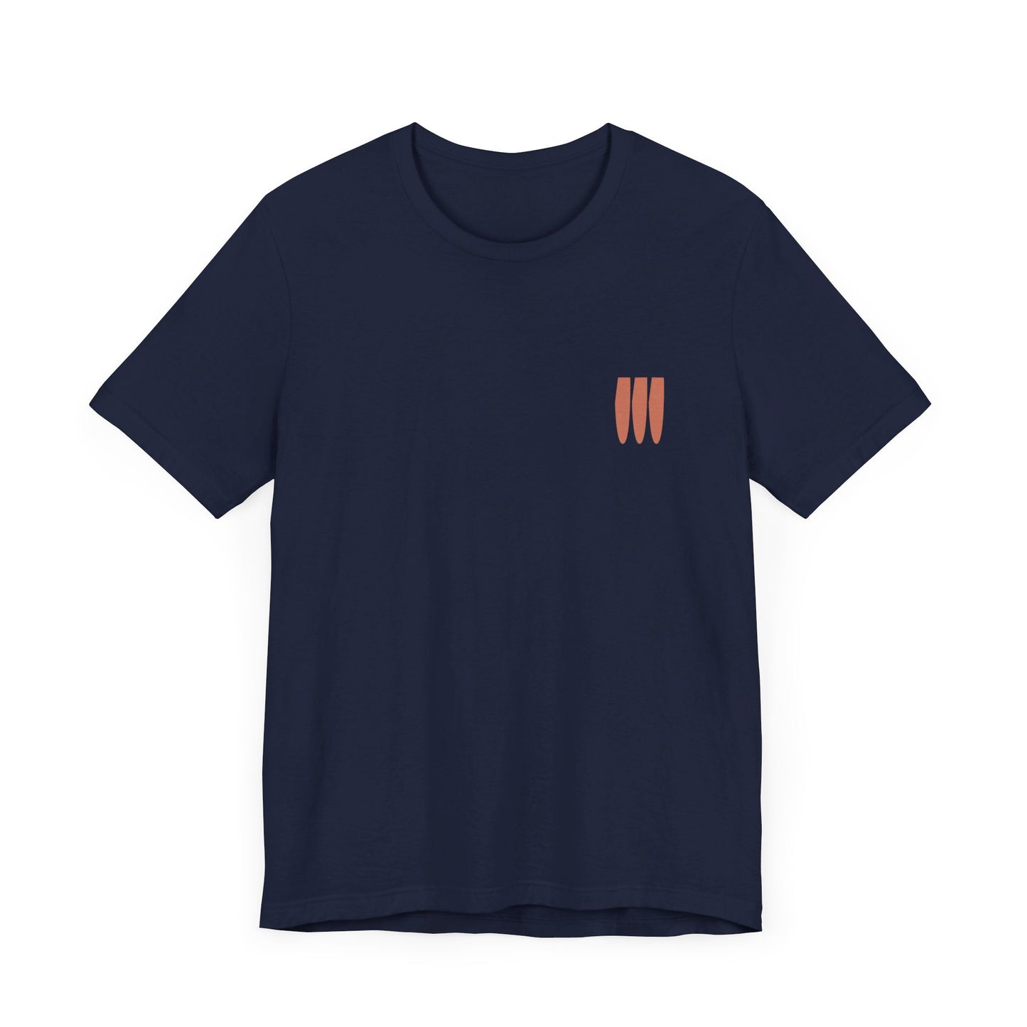 WTFork Signature T-Shirt - Navy Shirt, Orange Logo