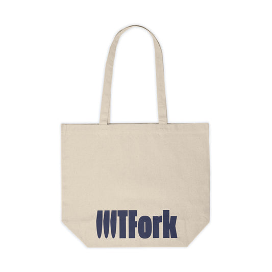 WTFork Signature Tote - Navy Logo