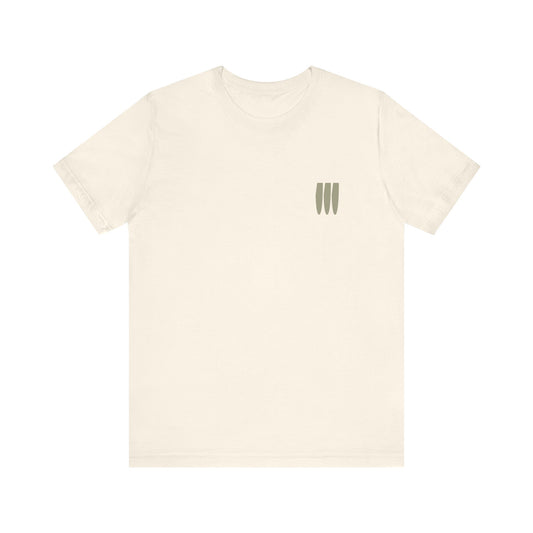 WTFork Signature T-Shirt - Natural Shirt, Green Logo