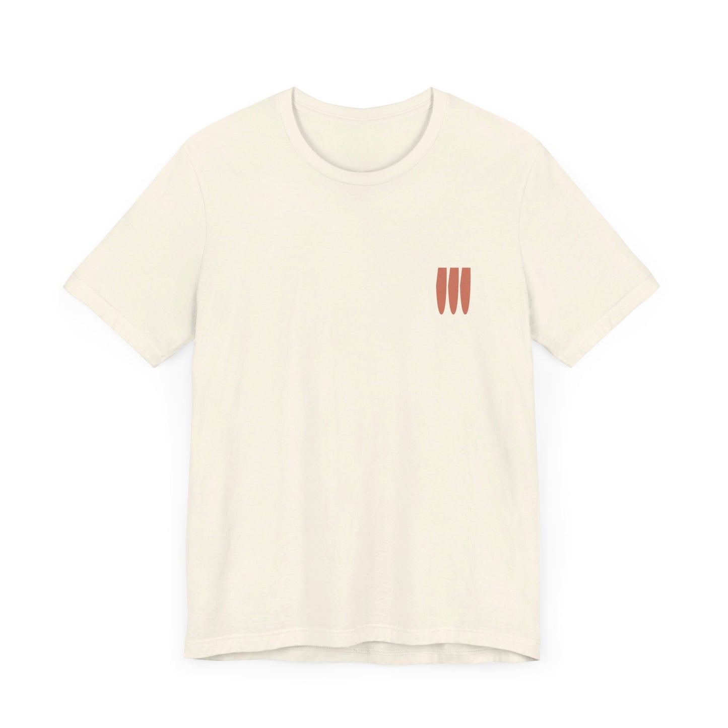 WTFork Signature T-Shirt - Natural Shirt, Orange Logo