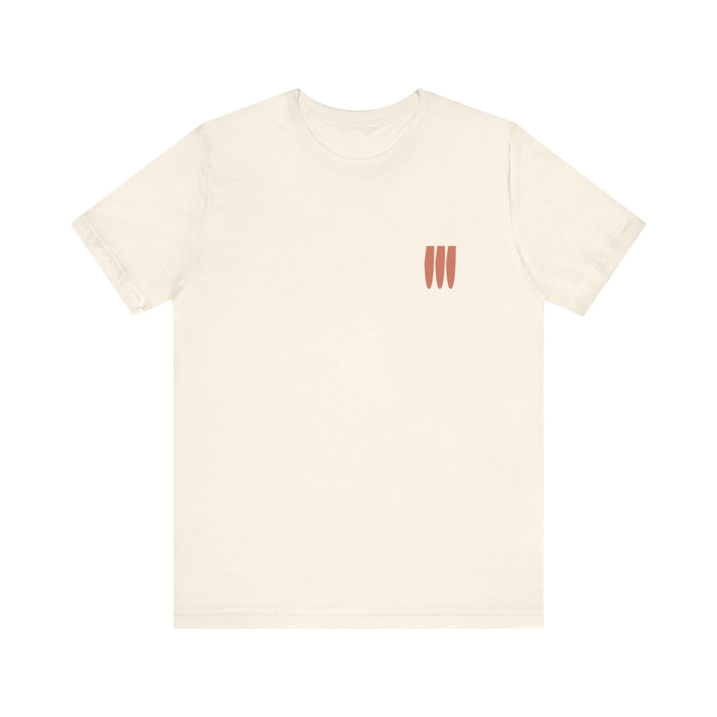 WTFork Signature T-Shirt - Natural Shirt, Orange Logo