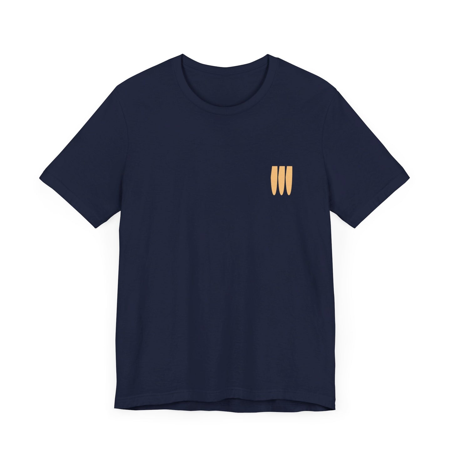 WTFork Signature T-Shirt - Navy Shirt, Yellow Logo