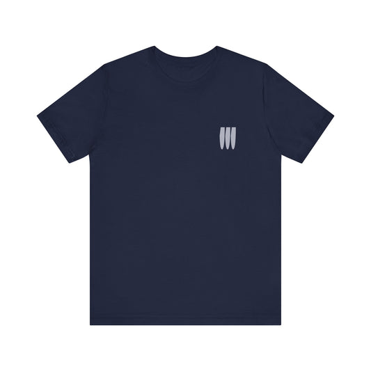WTFork Signature T-Shirt - Navy Shirt, Light Blue Logo
