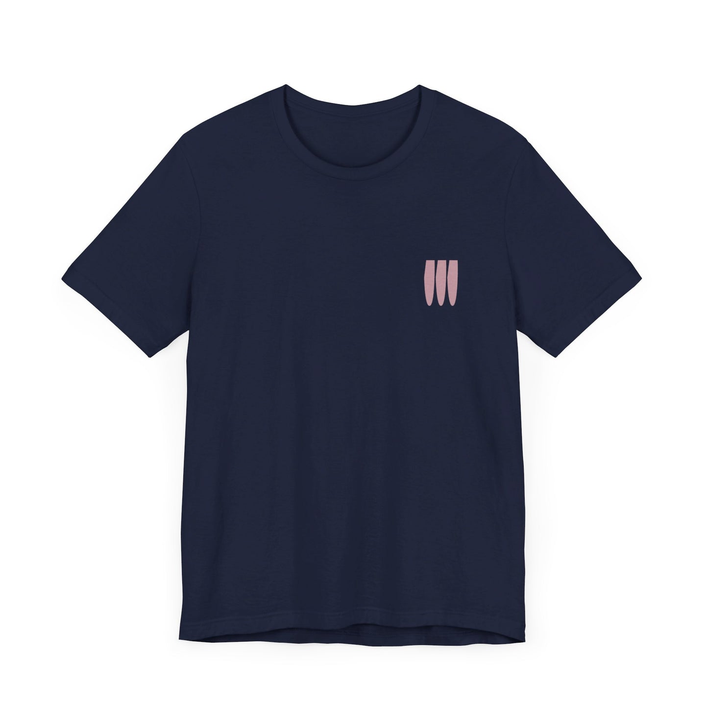 WTFork Signature T-Shirt - Navy Shirt, Pink Logo