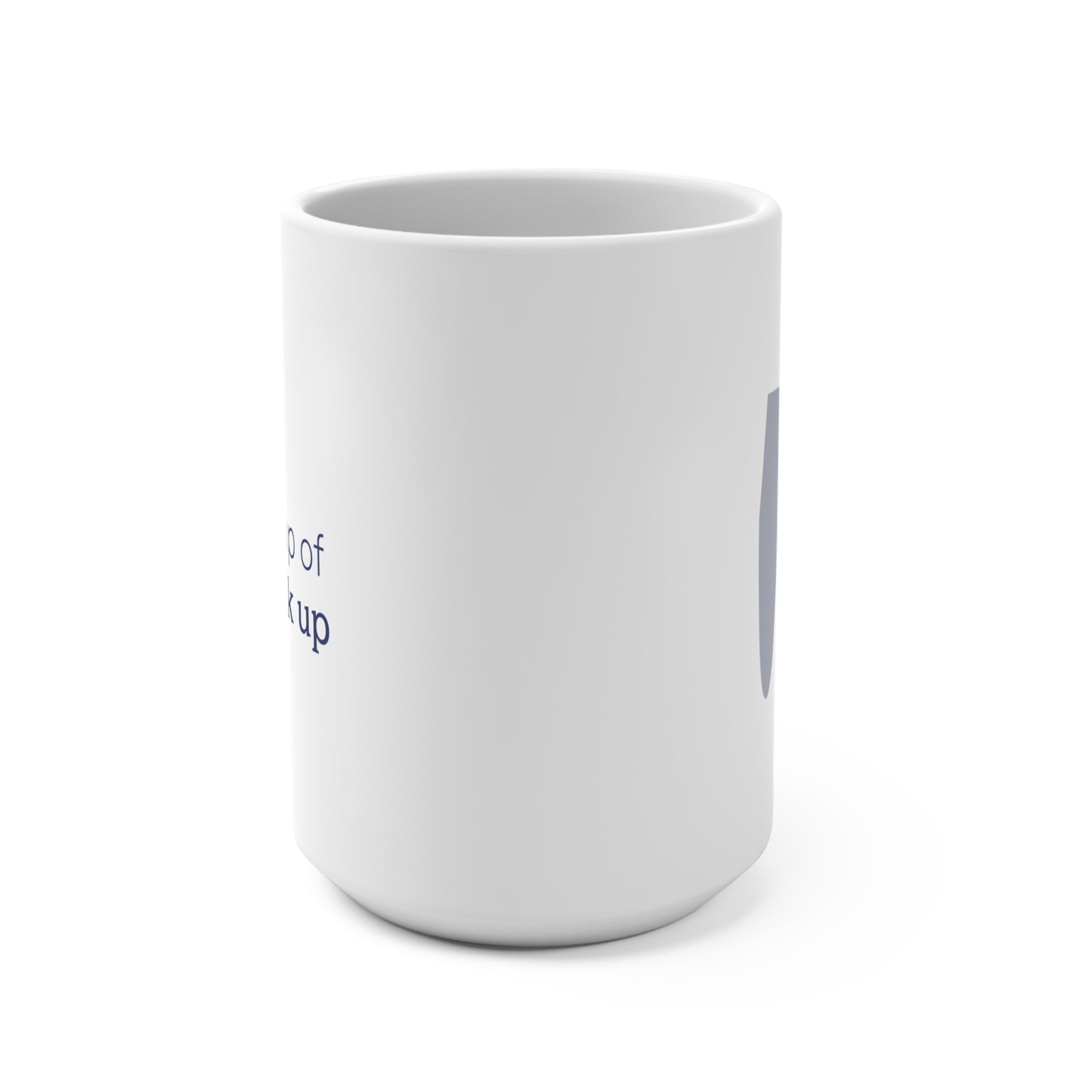 Shut the Fork Up Mug - Light Blue Logo