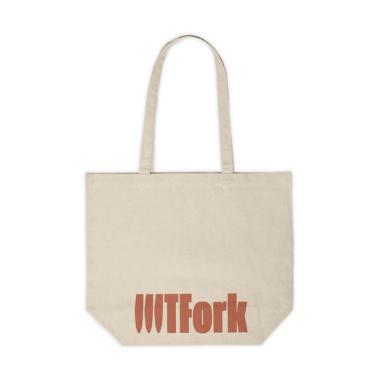 WTFork Signature Tote - Orange Logo