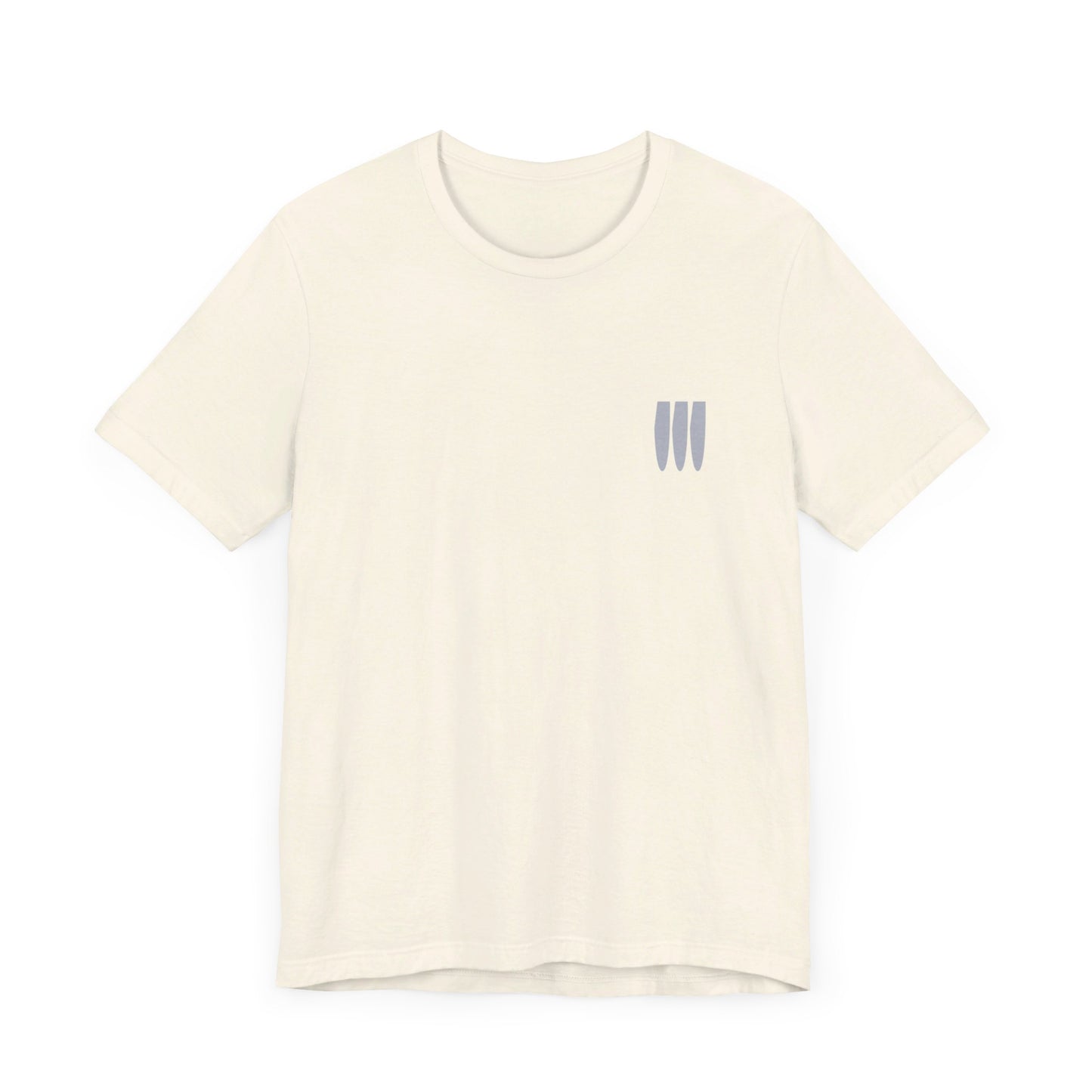 WTFork Signature T-Shirt - Natural Shirt, Light Blue Logo