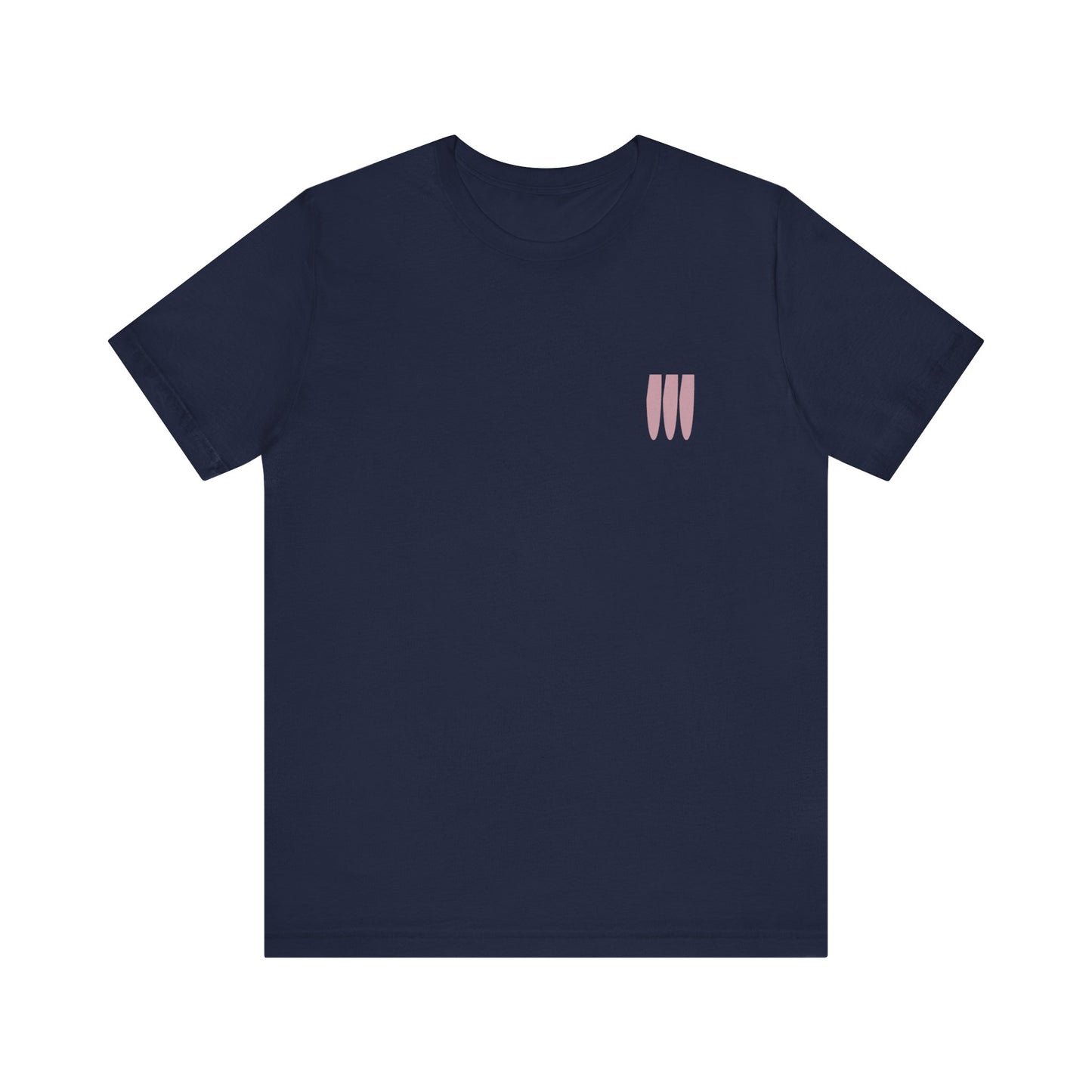 WTFork Signature T-Shirt - Navy Shirt, Pink Logo